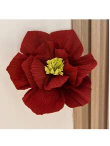 6 Px/3 Px/1 Daisy Paper Flower Balls And Crepe Paper Flower Decorations, Suitable For Wedding And Party Decor, Bright And Colorful Spring Flower Wall Decoration, Lightweight Paper Daisies, Suitable For Indoor And Outdoor Events - N - View 5