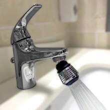 1pc-A 360° Rotating, Anti-Splash, And Water-Saving Faucet Extender Suitable For Kitchen And Bathroom Sinks; It Is Easy To Install And Meets Needs For Washing Dishes, Cleaning Vegetables, And Daily Water Use. - A - View 7
