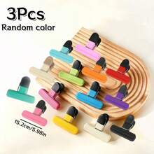 3/5/7/9Pcs Multi-Function Food Bag Sealing Clips, Household Snack Fresh-Keeping Sealing Clips, Moisture-Proof Leak-Proof Plastic Clips, Kitchen Tea Potato Chips Snack Bag Sealing Tool, Random Color - Multicolor - View 15
