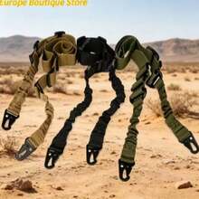 Shotgun Belt Hunting Accessories Equipment Single Point Gun Sling Shoulder Strap Rifle Rope Strap With Metal Buckle - A - View 4