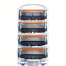 Men's Manual Razor, 5-Layer Sharp Blades, Flexible Rotating Handle, Portable Non-Irritating Shaving Razor, Suitable For Daily Travel And Home Use, Durable Replaceable Blade Head, Skin-Friendly Smooth Shaving Tool - 5-blade Model - View 10