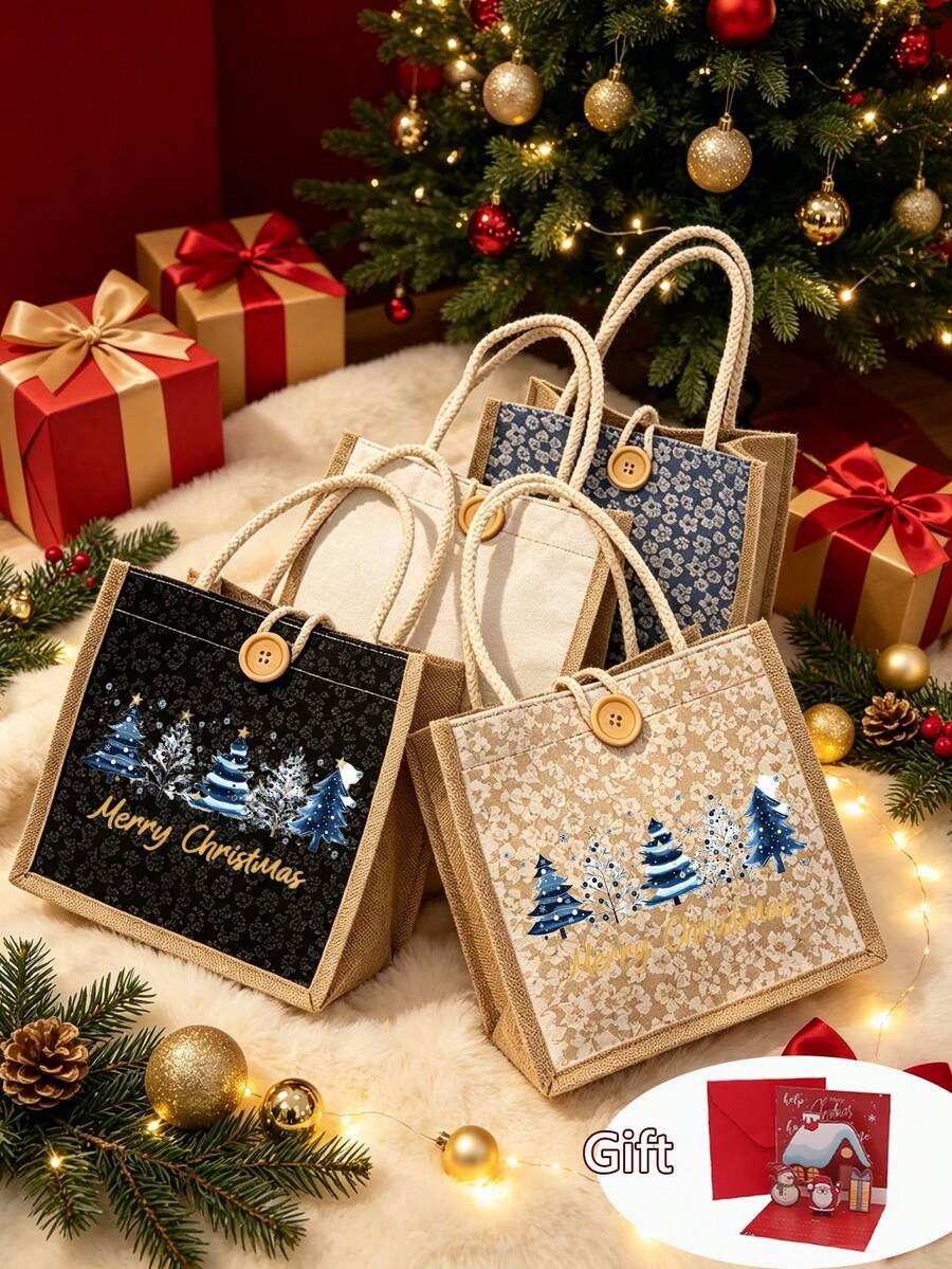 1/2pcs Dachshund Letter Print Pattern Storage Bag, Lightweight And Portable, Suitable For Travel Carrying Cosmetics And Shopping - Multicolor - View 1
