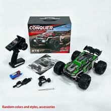 Mobil Off-Road RC 4WD Kecepatan Tinggi, Truk Kendali Jarak Jauh 2.4GHz Segala Medan, Mainan Balap Drift Elektrik, Hadiah Sempurna untuk Halloween, Natal, Paskah, Liburan, Ulang Tahun untuk Remaja & Anak-Anak - MultiWarna - View 14