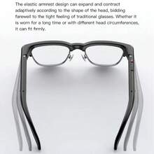 Fashion AI Smart Glasses, Supports 100+ Languages Voice Translation, 800W Camera, Vlog Recording, Bluetooth Calls, Music And Voice Recording, Modern Half-Frame Design, Unique Gift For Christmas, Birthday And Special Occasions - View 8