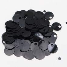 140pcs 20mm Large Hole Flat Round Holographic Sequin Loose Sequins For Handmade Crafts, Art, Jewelry Making, Sewing, Embroidery, Party Decoration - 20 Grams - View 11