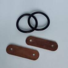 Stirrup Safety Rubber Ring & Leather Pad Replacement Kit, Durable Peacock Stirrup Replacement Ring, Suitable For Equestrian Riding - A - View 10