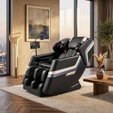 New 2026  Massage Chair,3D Recliner Chair For Adult ,Full‑Body Airbags, 5 Massage Modes, 8 Internal Massage Heads, And Leg Stretching Functionality--A Great Helper For Relieving Body Aches And Soreness. - Black - View 2
