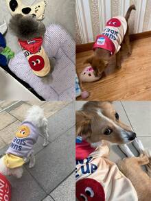 1 buah Hoodie Sweatshirt Anjing/Kucing, Model Tebal dan Hangat, Hadiah Liburan, Item Fashion Penting Musim Semi/Gugur/Dingin, Hadiah Hari Valentine - MultiWarna - View 6