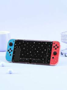 Xingji Minimalist Y2K Style Star & Polka Dot Element Game Console Protective Case, Suitable Compatible With Switch 2 (2025)/Switch OLED/Switch Console, Made Of Soft TPU Material Soft Shell/Hard Shell, Universal Storage Bag, No Need To Disassemble, Anti-Drop Anti-Dust, Ideal Gift Compatible With Switch Gamers - View 15