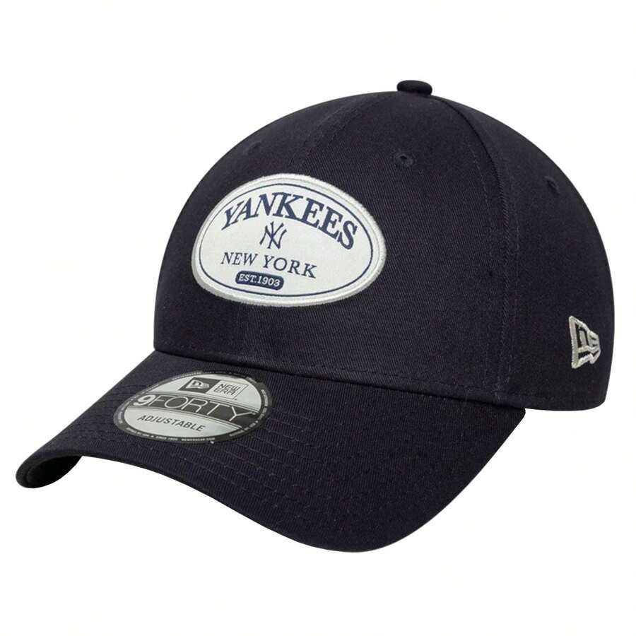 قبعة New Era Patch 9FORTY New York - قبعات رجالية سوداء 60915783 - الأسود - مشاهدة 1