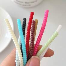 2pcs/4pcs Colorful Spiral Cable Protector, Protects Charging Cable Connector, Compatible With Most Charging Cables, Suitable For Home And Dormitory, Compatible With All Apple Models, Great Gift Item - Multicolor - View 4