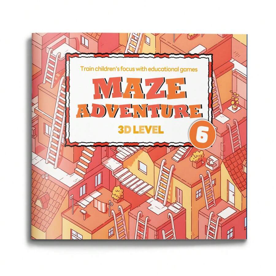 Maze Adventure Advanced Puzzle Activity Series, 3D Maze, Skills Training & Comprehensive Route Challenges For Focus, Concentration, Spatial Thinking, Visual Tracking, Logical Reasoning, Critical Thinking & Problem Solving Skills - Maze Adventure Level - View 1