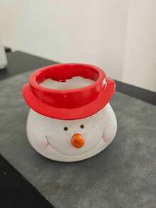 1pc Christmas Themed Flower Pot, Vase, Garden Decor, Potted Plant Storage Container, Santa Claus Storage Box, Red Hat Snowman Storage Bucket, Cute Healing Home Decor, Suitable For Gardening/Desktop/Desk/Entryway/Windowsill/Tea Table, Essential Christmas Decoration, Essential Christmas Gift. - Multiple Styles - View 13