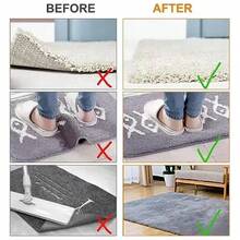 1pcs Anti Slip Rug Underlay Non Slip Rug Grippers Mat For Carpets To Stop Sliding - White 8pcs - View 4
