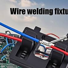 1 buah Penjepit Kawat Solder Profesional, Desain Penjepit Pegas, Penjepit Kawat Stasiun Solder Portabel yang Dapat Diatur, Alat Penjepit Besi Solder Kawat, Perlengkapan Solder Sambungan Kawat Penjepit dan Pelepas Cepat, Penjepit Kawat Solder Multifungsi dan Aksesori Alat Las yang Cocok untuk Konstruksi, Pekerjaan Listrik, dan Proyek Renovasi - B - View 4