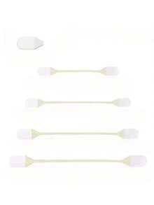 10pcs Transparent Skin-Tone Invisible Lifting Tape, Facial Contouring Makeup Tool, Makeup, Cheap, Room Decor, Vanity, Travel, Bedroom, Makeup Accessories, Powder Puff, Makeup Sponge, Loose Powder Puff - Multicolor - View 3