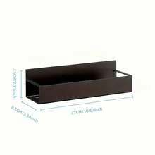1/2 pcs Rak Penyimpanan Samping Magnetik untuk Kulkas dan Mesin Cuci, Tanpa Bor, Permukaan Logam Hitam Modis, Rak Bumbu Dinding, Cocok untuk Menyimpan Perlengkapan Laundry - MultiWarna - View 12