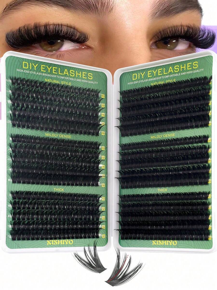 600/570/300/290/270pcs D-Curl Individual False Eyelashes, Large ...