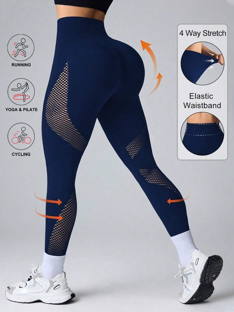 Protective Sports Bras - Royal Blue - View 1