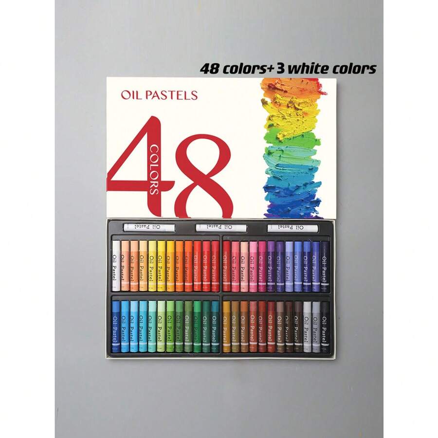 Kids Wax Crayons - Classic 48 Colors. - View 1