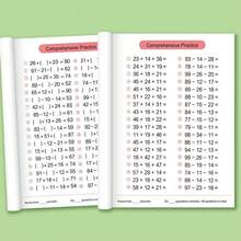 1pc 64-Page Addition And Subtraction Practice Book, 10-100 Mental Math Workbook For Kids, Kindergarten Early Education Home Learning Supplies, Halloween Decor, Christmas Gift, Random Style - Multicolor - View 8