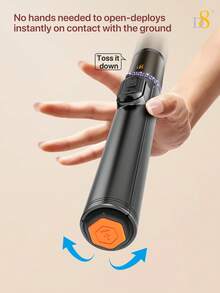 D8 1-Second Pop-Up Selfie Stick Tripod, 360° Rotating Phone Tripod Stand With Detachable Remote Control, Reinforced Bone Structure For Stable Support, Freely Expandable On Ground, Portable Pocket-Sized Selfie Monopod, Suitable For Travel Vlog Outdoor Live Streaming, Compatible With IPhone And Android Smartphones, Anti-Shake Phone Photography Stand, Suitable For Selfies, Group Photos, Video Recording - one-size - View 4
