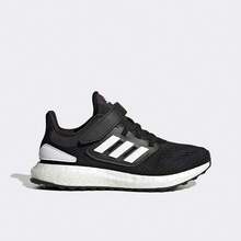 Adidas/Adidas Big Kids Lightweight Hook And Loop Sports Shoes - Black - View 1