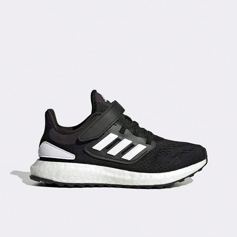 Adidas/Adidas Big Kids Lightweight Hook And Loop Sports Shoes - Black - View 1