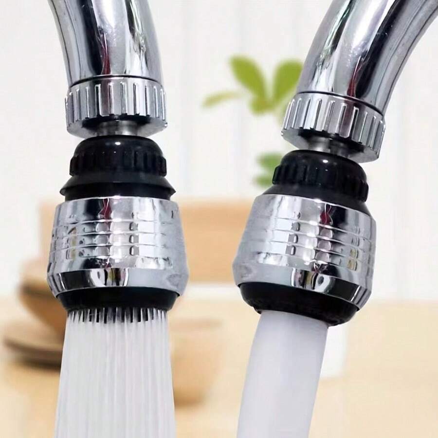 1pc-A 360° Rotating, Anti-Splash, And Water-Saving Faucet Extender Suitable For Kitchen And Bathroom Sinks; It Is Easy To Install And Meets Needs For Washing Dishes, Cleaning Vegetables, And Daily Water Use. - A - View 1