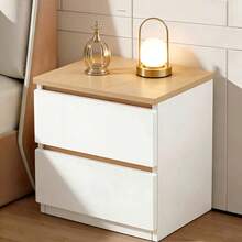 1pcs Modern Minimalist Nightstand, Multi‑Layer Storage Cabinet, Large Capacity, Sturdy Construction, For Storing Personal Items, Suitable For Bedroom, Office, Guest Room And More - White - View 4