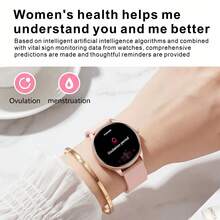 SENBONO Ladies' Smartwatch, 1.46-Inch High-Definition, Wireless Calling, Step Count, Sleep, Heart Rate, Multiple Exercise Modes, Information Reminders, Music Control, Dial Selection, Information Push, Ultra-Thin Round Screen, Christmas Gift - View 3