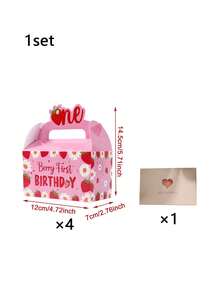 1 buah Kotak Permen Kertas Stroberi, Untuk Pesta Ulang Tahun, Kotak Hadiah Buah Lucu, Tas Hadiah Dekorasi Pesta, Tas Hadiah DIY, Cocok Untuk Dekorasi Pesta Ulang Tahun - beraneka warna - View 12