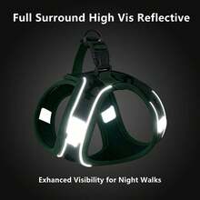 The Dog Harness And Leash Combination Is Designed With A Breathable Honeycomb Mesh To Avoid Overheating And Sweating.And Its Anti-Escape Feature, Along With Adorable Patterns - Multicolor - View 7