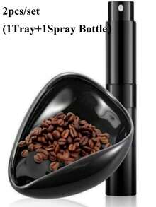 1pc/2pcs,Coffee Bean Measuring Cup And Spray Bottle And Spoon And 6-Needle Powder Needle,Coffee Bar Replacement Accessories,Ceramic Measuring Cup,Espresso Accessories,Gifts For Women And Men(Black/White) - Multi-color Coffee Utensils - View 15