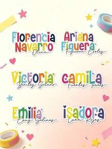 Customizable Text Colorful Stickers And Labels; Packaging Thank You Stickers; Holiday Party Decoration - Multicolor - View 7