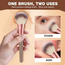 39 Pcs/25 Pcs/5 Pcs Total Makeup Tool Kit, Including 22 Pcs Champagne Rose Three‑Color Makeup Brushes,16 Pcs Makeup Accessories And One Medium Coffee Storage Bag. The Independent Bag Organizes Tools Well For Easy Carrying And Outdoor Makeup. - Multicolor - View 5