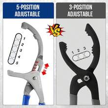 WORKPRO Oil Filter Wrench Set, 9" & 12" Oil Filter Removal Pliers Tools - A - View 7