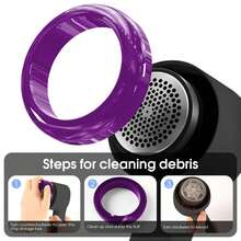 Electric Lint Remover, Fuzz Remover, Pill Remover, Powerful Lint Shaver With LED Digital Display, Multi-Function Lint Remover For Clothes, Bedding, Sofa, Car Seat, Cushion - Multicolor - View 6