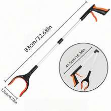 Foldable Extra Long Reach Grabber With Rotating Claw, Suitable For Elderly And People With Limited Mobility, Multi-Functional Household Grabber Tool For Picking Up Keys, Trash And Books, Suitable For Outdoor Sports Enthusiasts - Multicolor - View 10