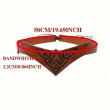 1pc Celtic Viking Headband, Medieval Cosplay Accessory, Adjustable Vintage Headband For LARP Festival Costumes,Halloween - A - View 2