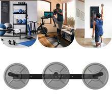 HYYKJ-US Weight Plate Storage Rack, Wall Mounted Weight Plate Holder, Bumper Plate Storage For Home Gym - Default - View 3