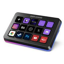 AmpliGame Live Streaming Controller, 15 Macro Keys, Supports OBS/Twitch/Streamlabs Trigger Operations, Live Streaming Keyboard Shortcut Pad, Suitable For PC-FIFINE D6 - View 13