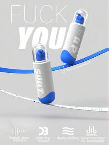 Soundproofing  Earplugs Sleep Noise Prevention Dormitory Study Professional Silent Sleep Noise Reduction Sleep Arti FGVV - Blue - View 1