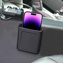 Car Dash Organizer Sticky Car Storage Pocket Adhesive Storage Box Car Console Organizer Car Storage Box For Keys Phones Cards - Black - View 2