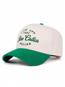 1pc Fashion Creative Hip Hop Hat Letter DOLLAR Embroidered Baseball Hat Outdoor Adjustable Sunshade Hat Daily Decorative Hat Unisex Skateboarding Hat - DOLLAR Letter - View 5