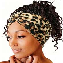1pc Ultra Wide Women's Elastic Cross Headband Hair Accessory Yoga Running Sports Elastic Headwrap - Multicolor - View 6