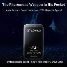 Pheromone Solid Cologne For Men | Long-Lasting Matte Non-Greasy Body Lotion, Travel Size Daily Grooming Essential, Korean Skincare - 10g - View 1