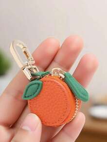 Fruit Keychain, Cute Coin Purse, Keychain Storage Bag, Small Wallet, Accessories, Fashion Accessories Cute Fruit Bag Decoration,Daily Use - Multicolor - View 4