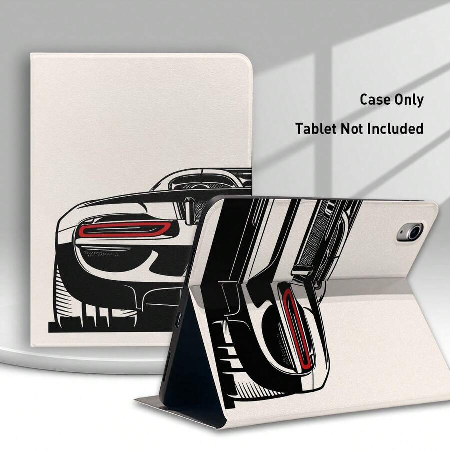 跑車 UV 列印平面圖案,適用於 保護殼 / MatePad 11.5 2025 / MatePad SE 11 吋 / Honor 平板保護殼 / Honor 9 / 10 / X8A / Pad SE 11 吋 (2023) / Pad 2 / A9 等 / 11 代 A16 保護殼 - 款式17 - 查看 1