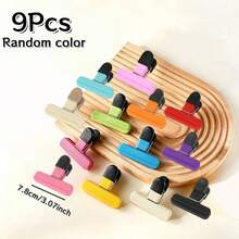 3/5/7/9Pcs Multi-Function Food Bag Sealing Clips, Household Snack Fresh-Keeping Sealing Clips, Moisture-Proof Leak-Proof Plastic Clips, Kitchen Tea Potato Chips Snack Bag Sealing Tool, Random Color - Multicolor - View 18